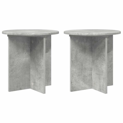 VidaXL Stojak na rośliny 2 pcs Betonowy szary 40 x 40 x 40 cm