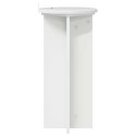 VidaXL Stojak na rośliny 2 pcs Biały wysoki połysk 29,5 x 29,5 x 60 cm
