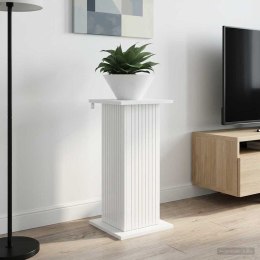 VidaXL Stojak na rośliny 2 pcs Biały wysoki połysk 30,5 x 30 x 60,5 cm