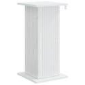 VidaXL Stojak na rośliny 2 pcs Biały wysoki połysk 30,5 x 30 x 60,5 cm