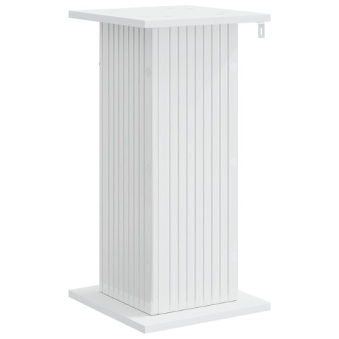VidaXL Stojak na rośliny 2 pcs Biały wysoki połysk 30,5 x 30 x 60,5 cm