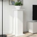 VidaXL Stojak na rośliny 2 pcs Biały wysoki połysk 30,5 x 30 x 80,5 cm