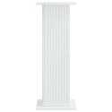 VidaXL Stojak na rośliny 2 pcs Biały wysoki połysk 30,5 x 30 x 80,5 cm
