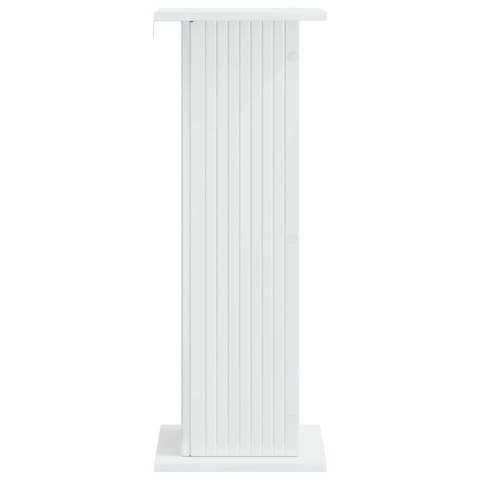 VidaXL Stojak na rośliny 2 pcs Biały wysoki połysk 30,5 x 30 x 80,5 cm