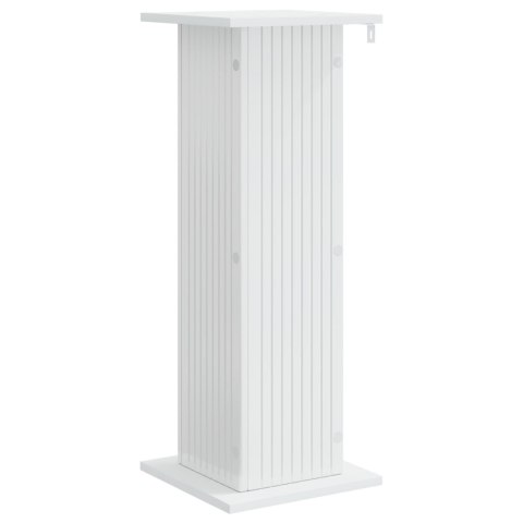 VidaXL Stojak na rośliny 2 pcs Biały wysoki połysk 30,5 x 30 x 80,5 cm