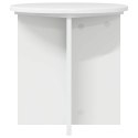 VidaXL Stojak na rośliny 2 pcs Biały wysoki połysk 40 x 40 x 40 cm