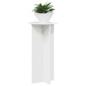 VidaXL Stojak na rośliny 2 pcs Biały wysoki połysk 40 x 40 x 80 cm