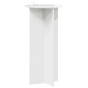 VidaXL Stojak na rośliny 2 pcs Biały wysoki połysk 40 x 40 x 80 cm