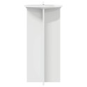 VidaXL Stojak na rośliny 2 pcs Biały wysoki połysk 40 x 40 x 80 cm