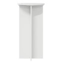 VidaXL Stojak na rośliny 2 pcs Biały wysoki połysk 40 x 40 x 80 cm