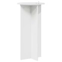 VidaXL Stojak na rośliny 2 pcs Biały wysoki połysk 40 x 40 x 80 cm