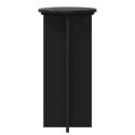 VidaXL Stojak na rośliny 2 pcs Czarny 29,5 x 29,5 x 60 cm