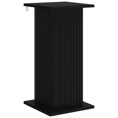 VidaXL Stojak na rośliny 2 pcs Czarny 30,5 x 30 x 60,5 cm