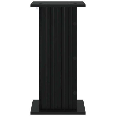 VidaXL Stojak na rośliny 2 pcs Czarny 30,5 x 30 x 60,5 cm