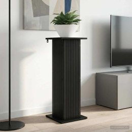 VidaXL Stojak na rośliny 2 pcs Czarny 30,5 x 30 x 80,5 cm