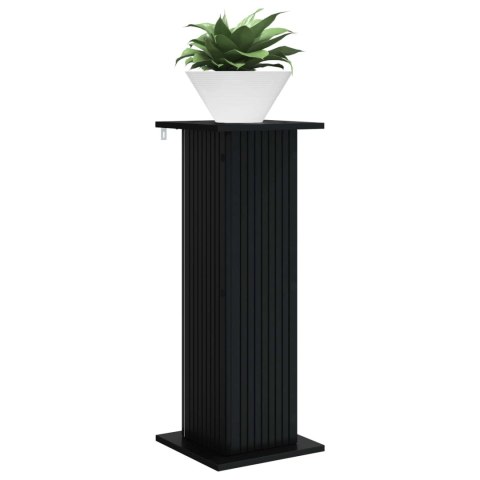 VidaXL Stojak na rośliny 2 pcs Czarny 30,5 x 30 x 80,5 cm