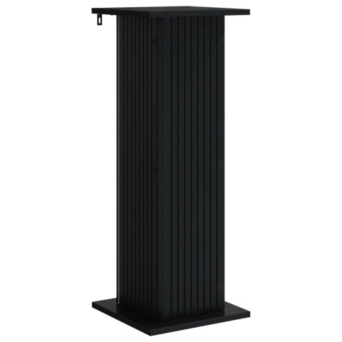VidaXL Stojak na rośliny 2 pcs Czarny 30,5 x 30 x 80,5 cm
