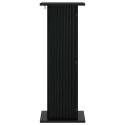 VidaXL Stojak na rośliny 2 pcs Czarny 30,5 x 30 x 80,5 cm