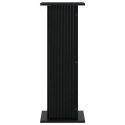 VidaXL Stojak na rośliny 2 pcs Czarny 30,5 x 30 x 80,5 cm
