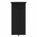 VidaXL Stojak na rośliny 2 pcs Czarny 40 x 40 x 80 cm