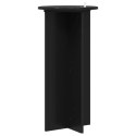 VidaXL Stojak na rośliny 2 pcs Czarny 40 x 40 x 80 cm