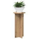 VidaXL Stojak na rośliny 2 pcs Dąb artisan 29,5 x 29,5 x 60 cm