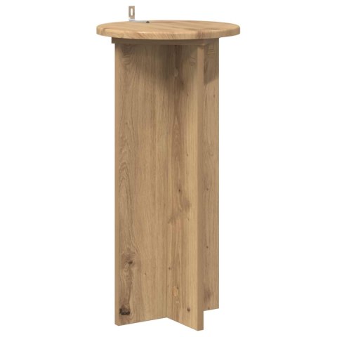 VidaXL Stojak na rośliny 2 pcs Dąb artisan 29,5 x 29,5 x 60 cm