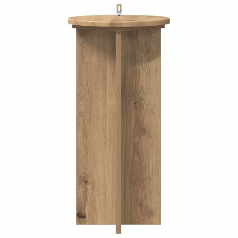 VidaXL Stojak na rośliny 2 pcs Dąb artisan 29,5 x 29,5 x 60 cm