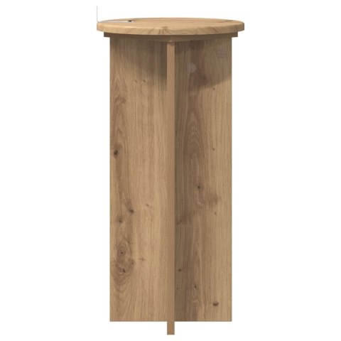 VidaXL Stojak na rośliny 2 pcs Dąb artisan 29,5 x 29,5 x 60 cm