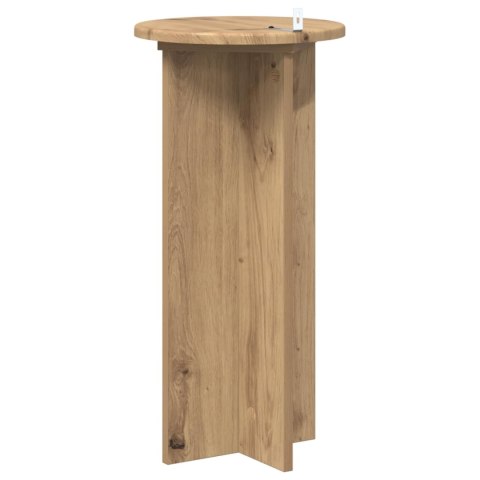 VidaXL Stojak na rośliny 2 pcs Dąb artisan 29,5 x 29,5 x 60 cm