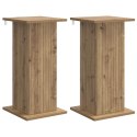 VidaXL Stojak na rośliny 2 pcs Dąb artisan 30,5 x 30 x 60,5 cm