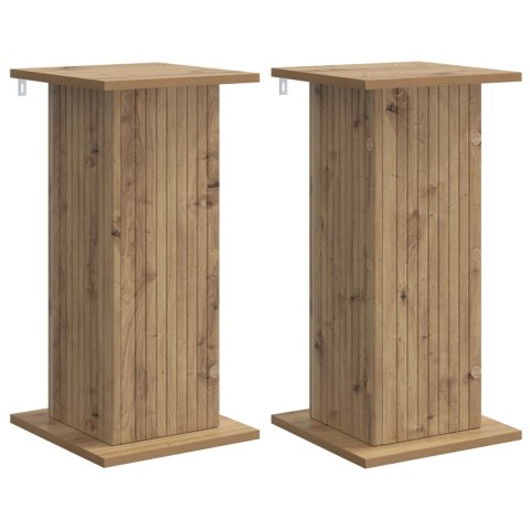 VidaXL Stojak na rośliny 2 pcs Dąb artisan 30,5 x 30 x 60,5 cm