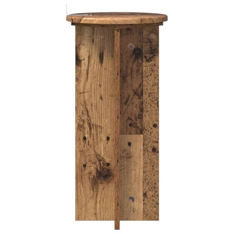 VidaXL Stojak na rośliny 2 pcs Stare drewno 29,5 x 29,5 x 60 cm