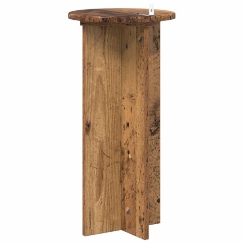 VidaXL Stojak na rośliny 2 pcs Stare drewno 29,5 x 29,5 x 60 cm