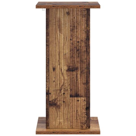 VidaXL Stojak na rośliny 2 pcs Stare drewno 30,5 x 30 x 60,5 cm