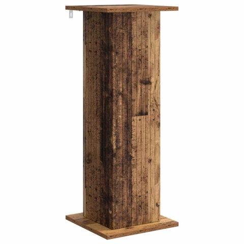 VidaXL Stojak na rośliny 2 pcs Stare drewno 30,5 x 30 x 80,5 cm