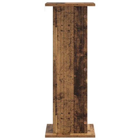 VidaXL Stojak na rośliny 2 pcs Stare drewno 30,5 x 30 x 80,5 cm