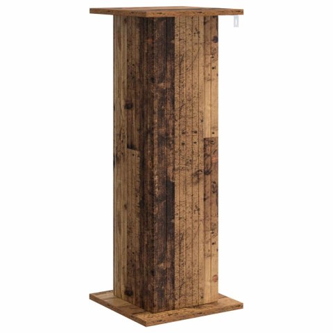 VidaXL Stojak na rośliny 2 pcs Stare drewno 30,5 x 30 x 80,5 cm