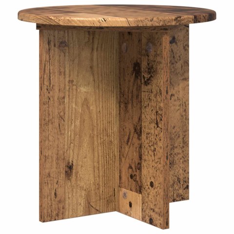 VidaXL Stojak na rośliny 2 pcs Stare drewno 40 x 40 x 40 cm