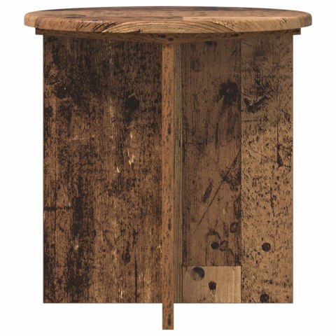 VidaXL Stojak na rośliny 2 pcs Stare drewno 40 x 40 x 40 cm