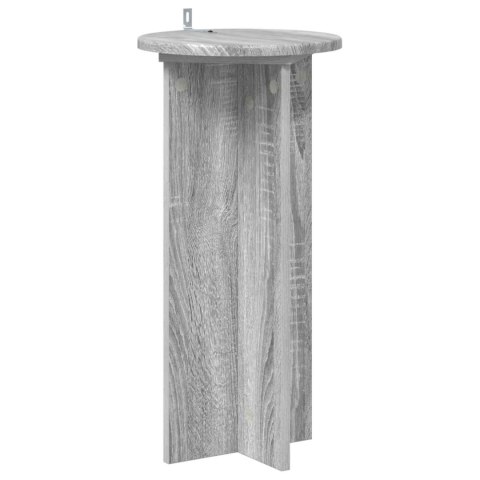 VidaXL Stojak na rośliny 2 pcs Szary Sonoma 29,5 x 29,5 x 60 cm