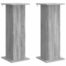 VidaXL Stojak na rośliny 2 pcs Szary Sonoma 30,5 x 30 x 80,5 cm