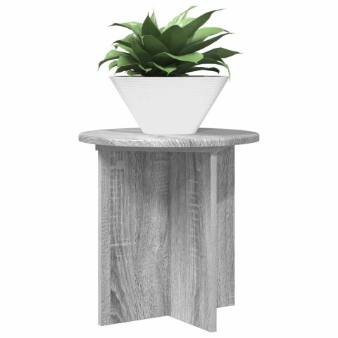VidaXL Stojak na rośliny 2 pcs Szary Sonoma 40 x 40 x 40 cm