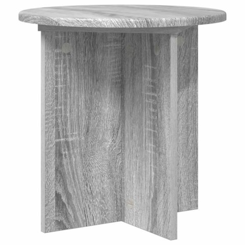 VidaXL Stojak na rośliny 2 pcs Szary Sonoma 40 x 40 x 40 cm