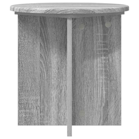 VidaXL Stojak na rośliny 2 pcs Szary Sonoma 40 x 40 x 40 cm