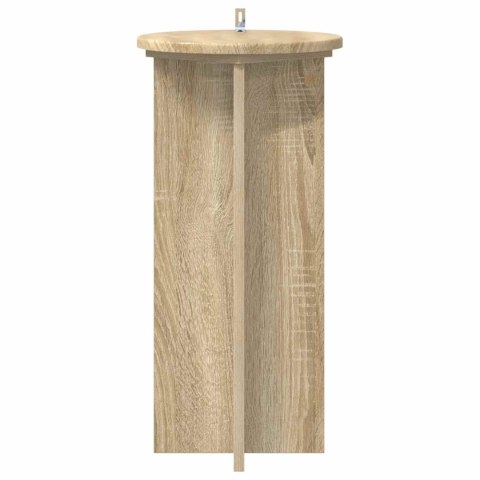 VidaXL Stojak na rośliny 2 pcs dąb Sonoma 29,5 x 29,5 x 60 cm