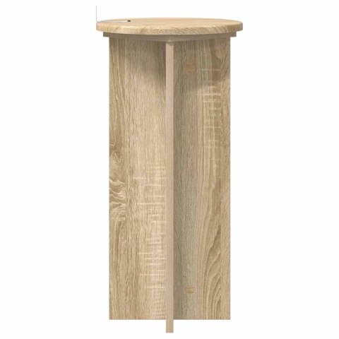 VidaXL Stojak na rośliny 2 pcs dąb Sonoma 29,5 x 29,5 x 60 cm