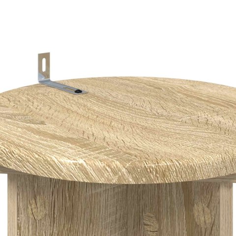 VidaXL Stojak na rośliny 2 pcs dąb Sonoma 29,5 x 29,5 x 60 cm
