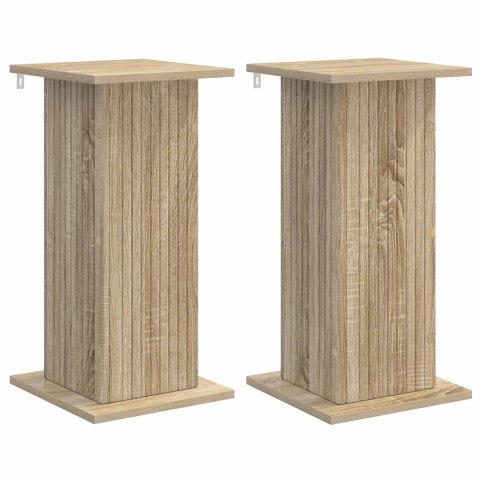 VidaXL Stojak na rośliny 2 pcs dąb Sonoma 30,5 x 30 x 60,5 cm