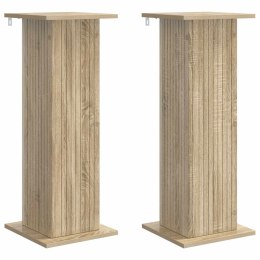 VidaXL Stojak na rośliny 2 pcs dąb Sonoma 30,5 x 30 x 80,5 cm